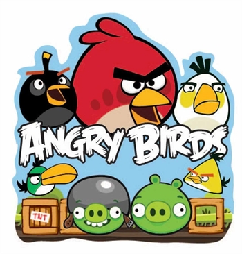 Wall sticker - Angry Birds - 3D effekt